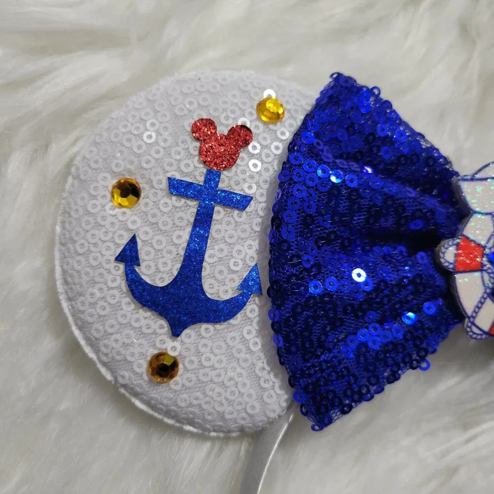 Nautical Minnie Mouse Ears